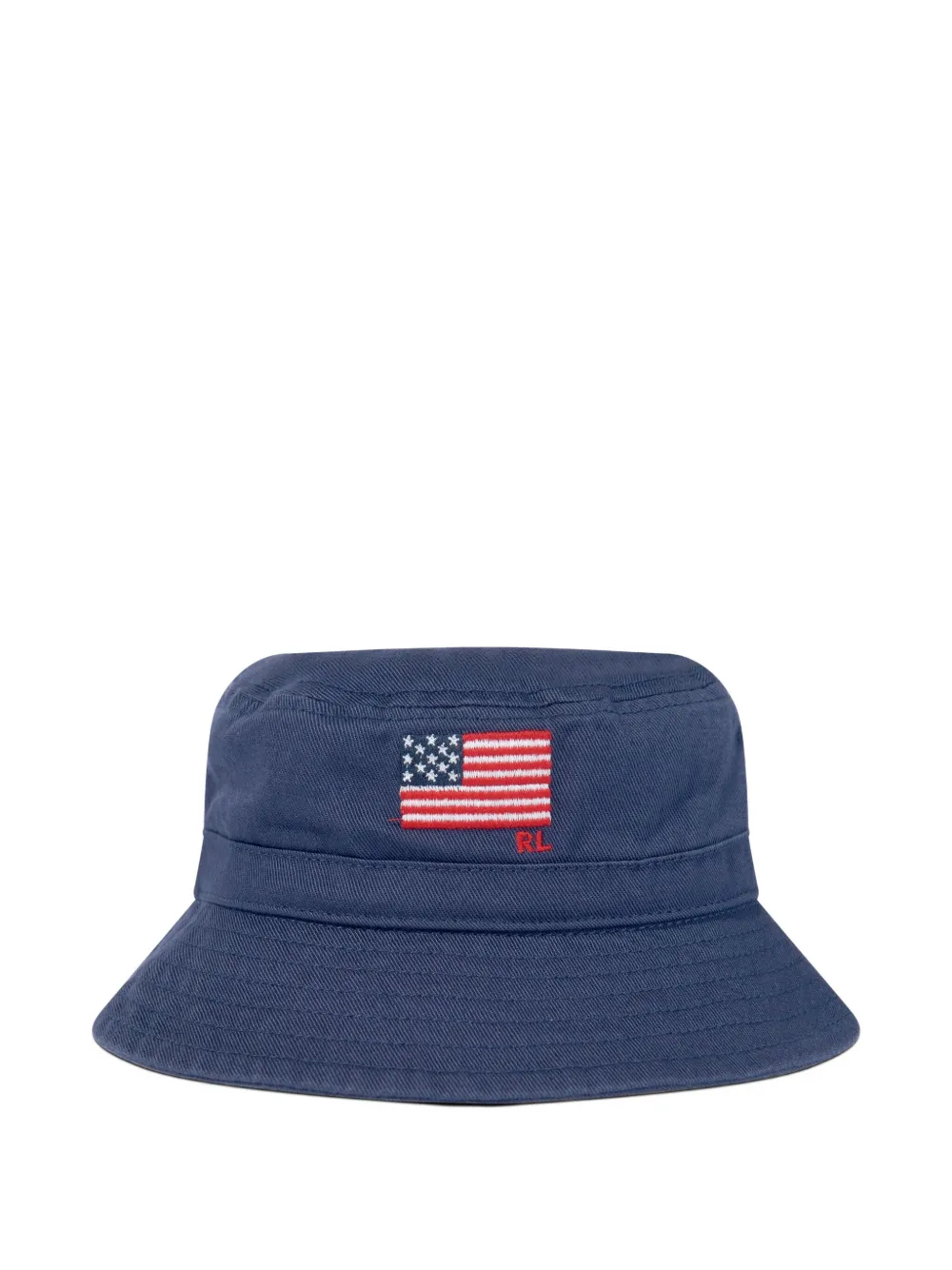 POLO RALPH LAUREN KIDS Vissershoed met geborduurde vlag Blauw