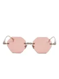 Kuboraum H60 octagonal-frame sunglasses - Gold