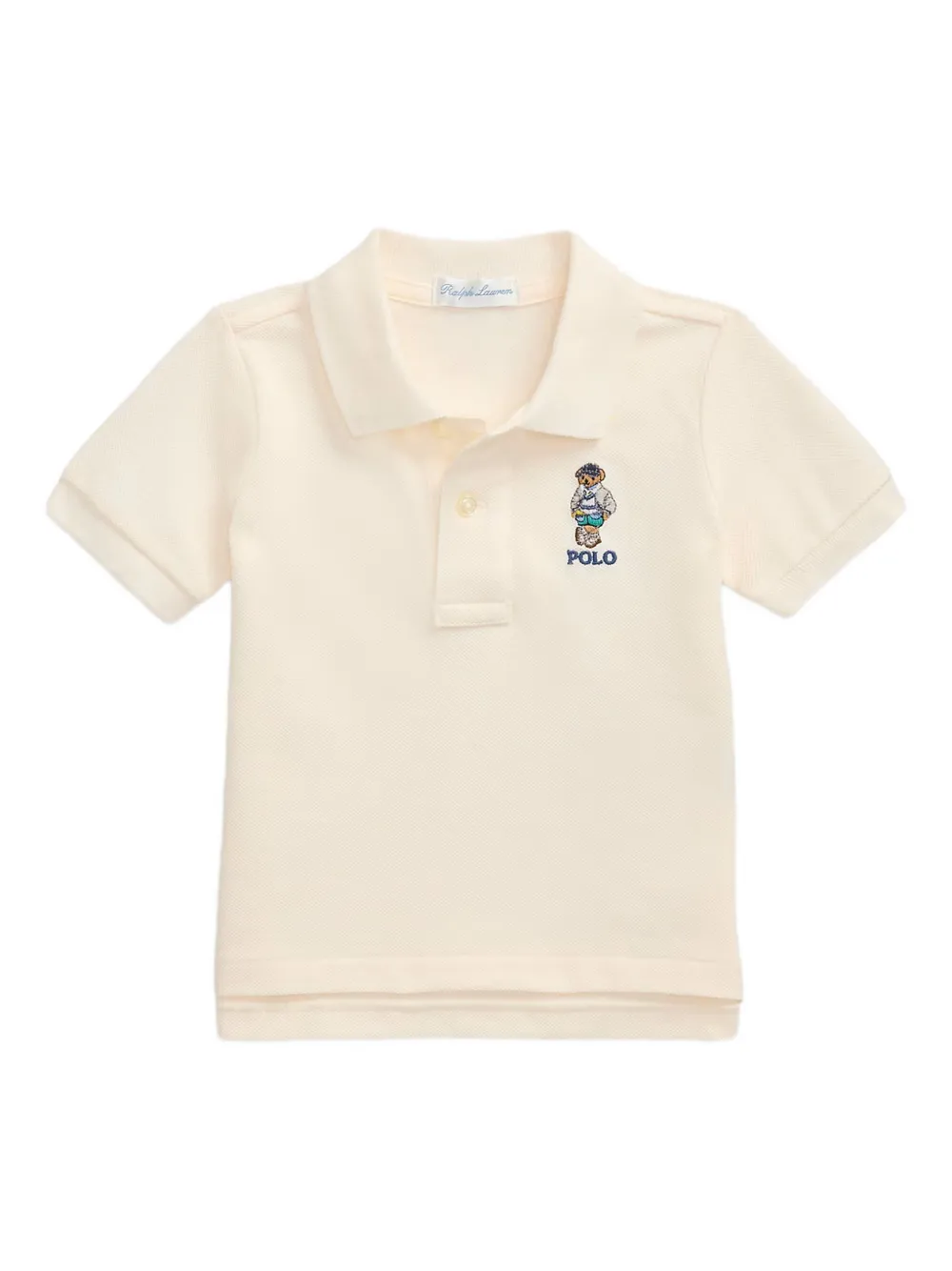 POLO RALPH LAUREN KIDS Katoenen poloshirt Beige
