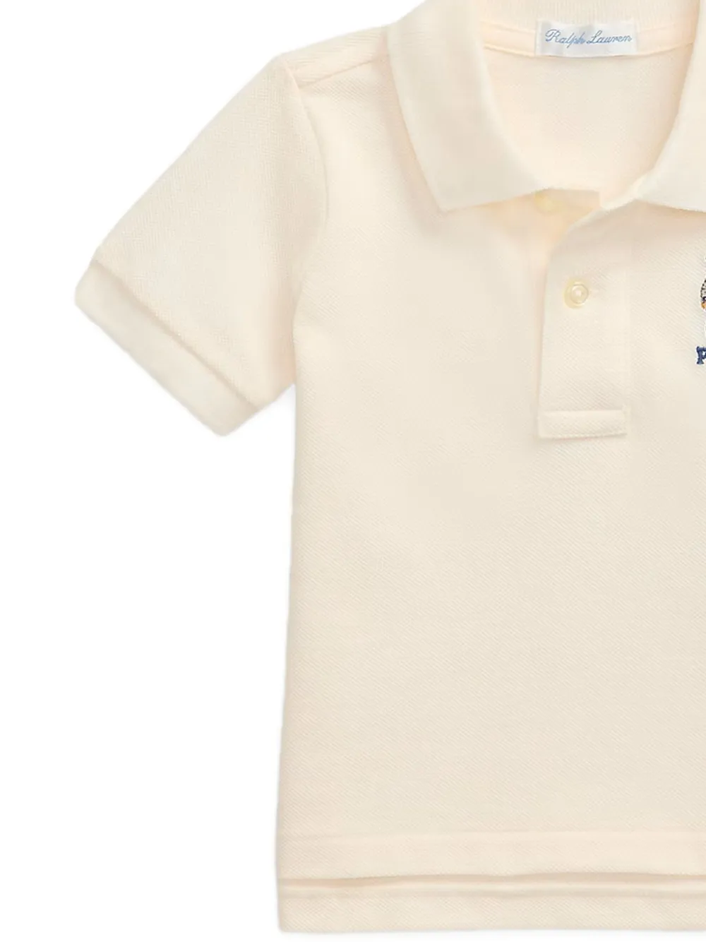 POLO RALPH LAUREN KIDS Katoenen poloshirt Beige