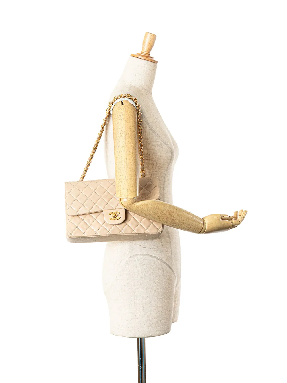 CHANEL Pre-Owned 1991-1994 Medium Classic Lambskin Double Flap shoulder bag | Pre-Owned | Image 2