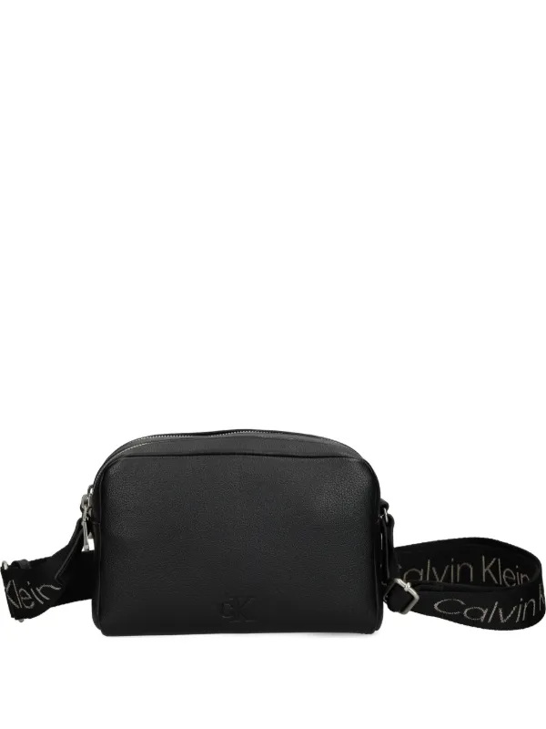 Calvin Klein logo-strap Crossbody Bag Black FARFETCH KW