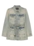 DONDUP cotton-blend denim jacket - Blue