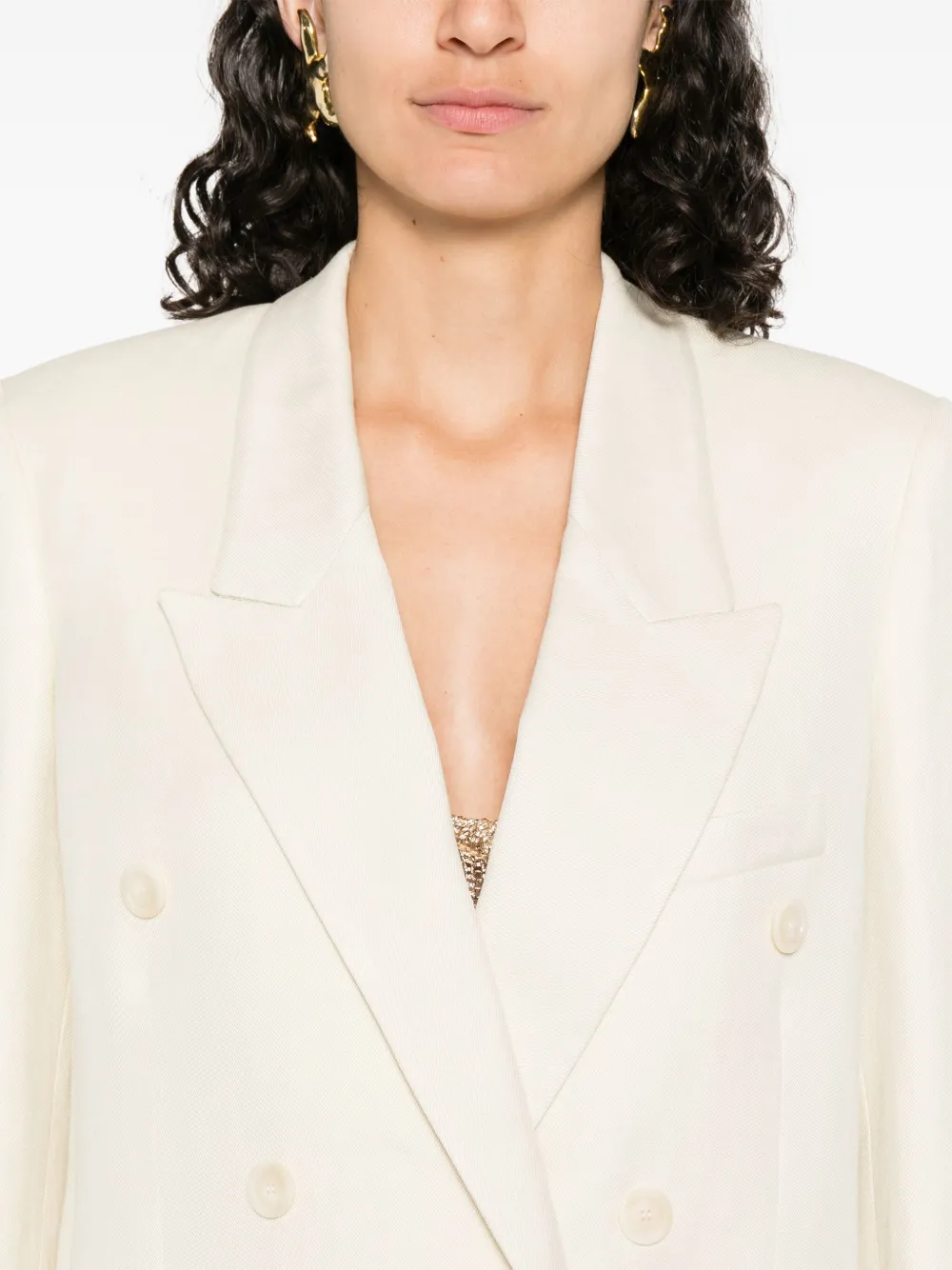 DONDUP LINEN BLAZER