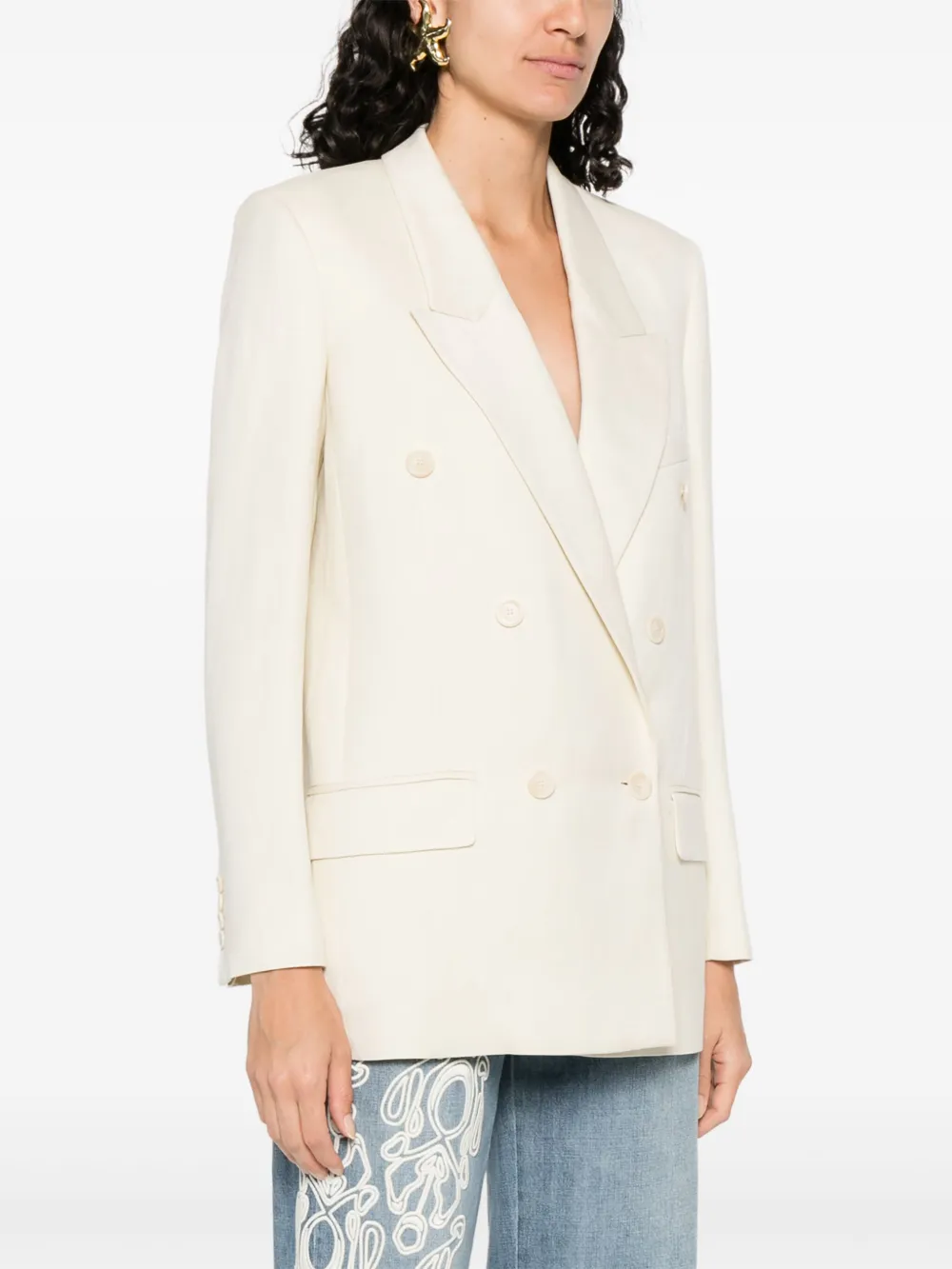 DONDUP LINEN BLAZER