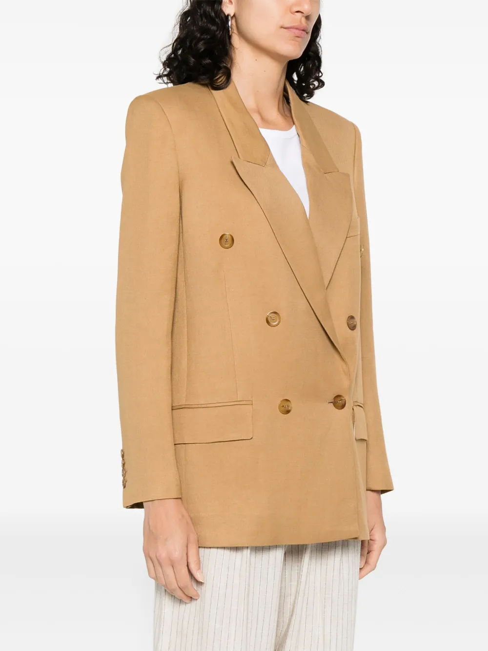 DONDUP DOUBLE-BREASTED BLAZER 