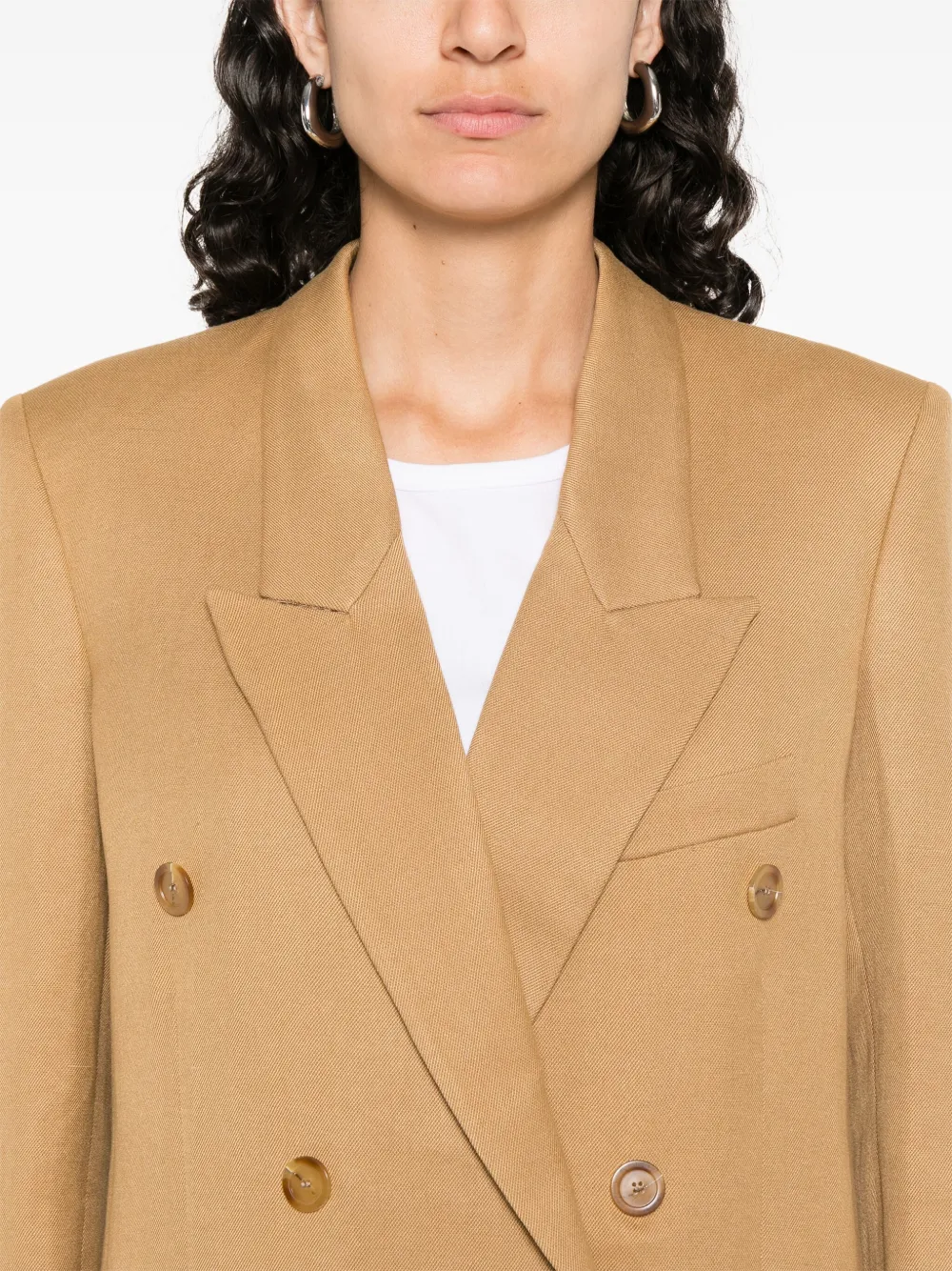 DONDUP DOUBLE-BREASTED BLAZER 