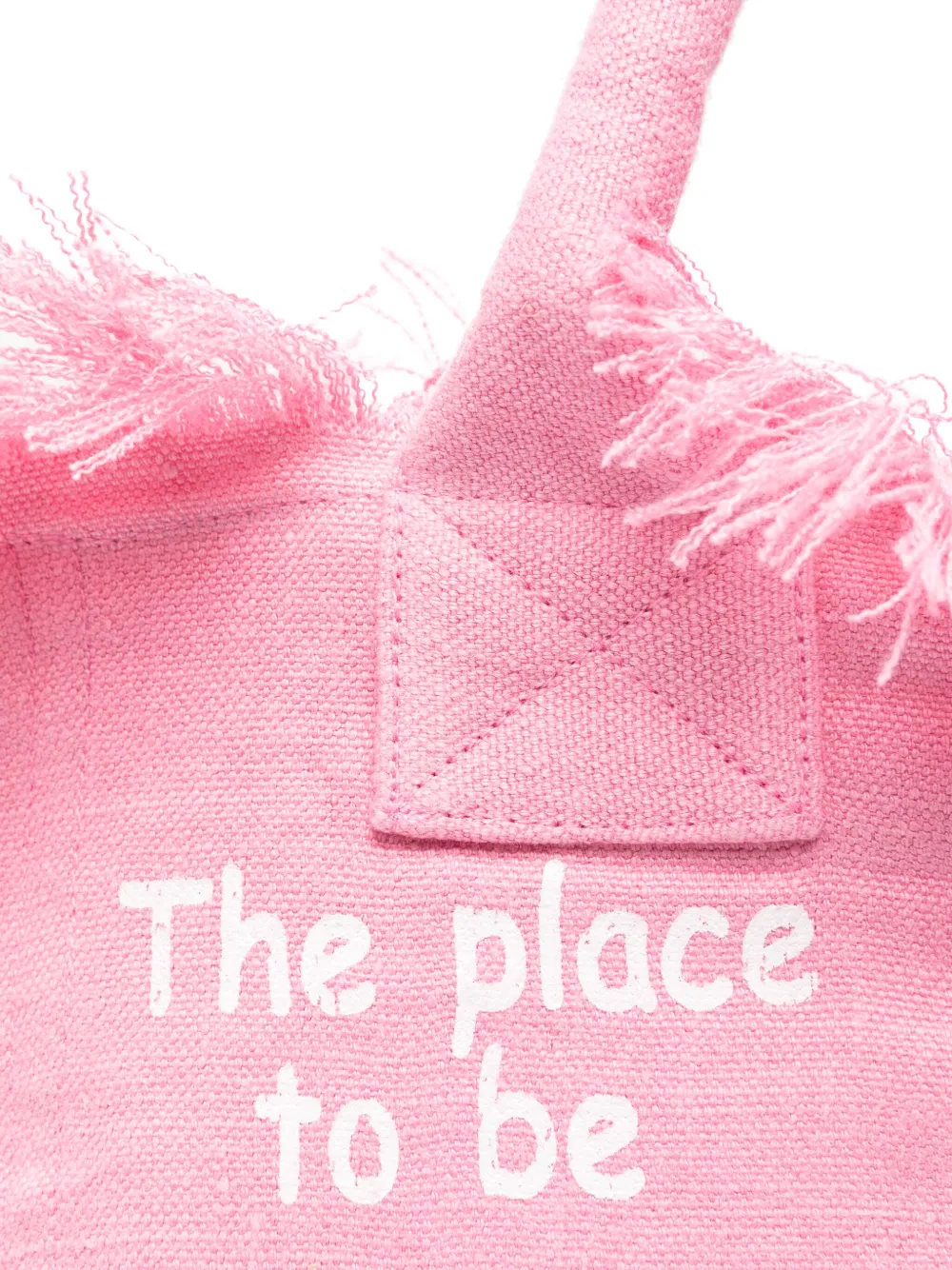 MC2 Saint Barth Linnen shopper Roze