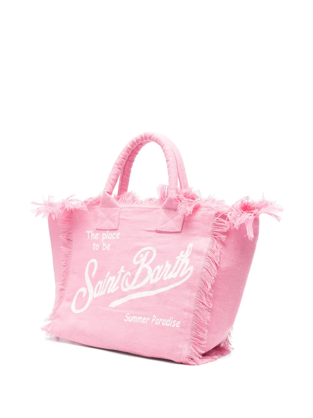 MC2 Saint Barth Linnen shopper Roze