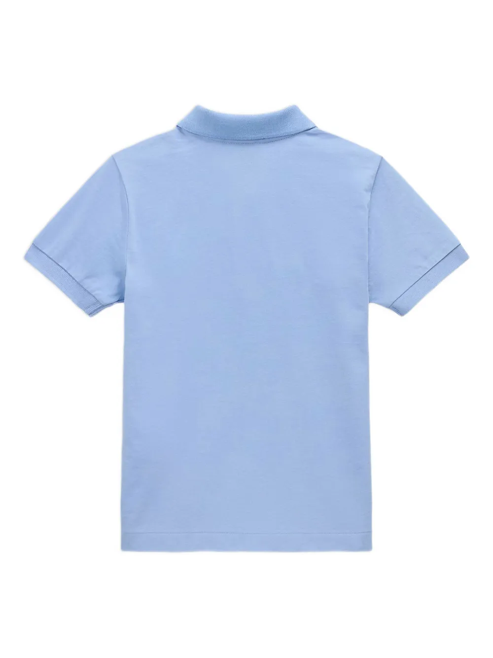 POLO RALPH LAUREN KIDS Katoenen poloshirt met geborduurd logo Blauw