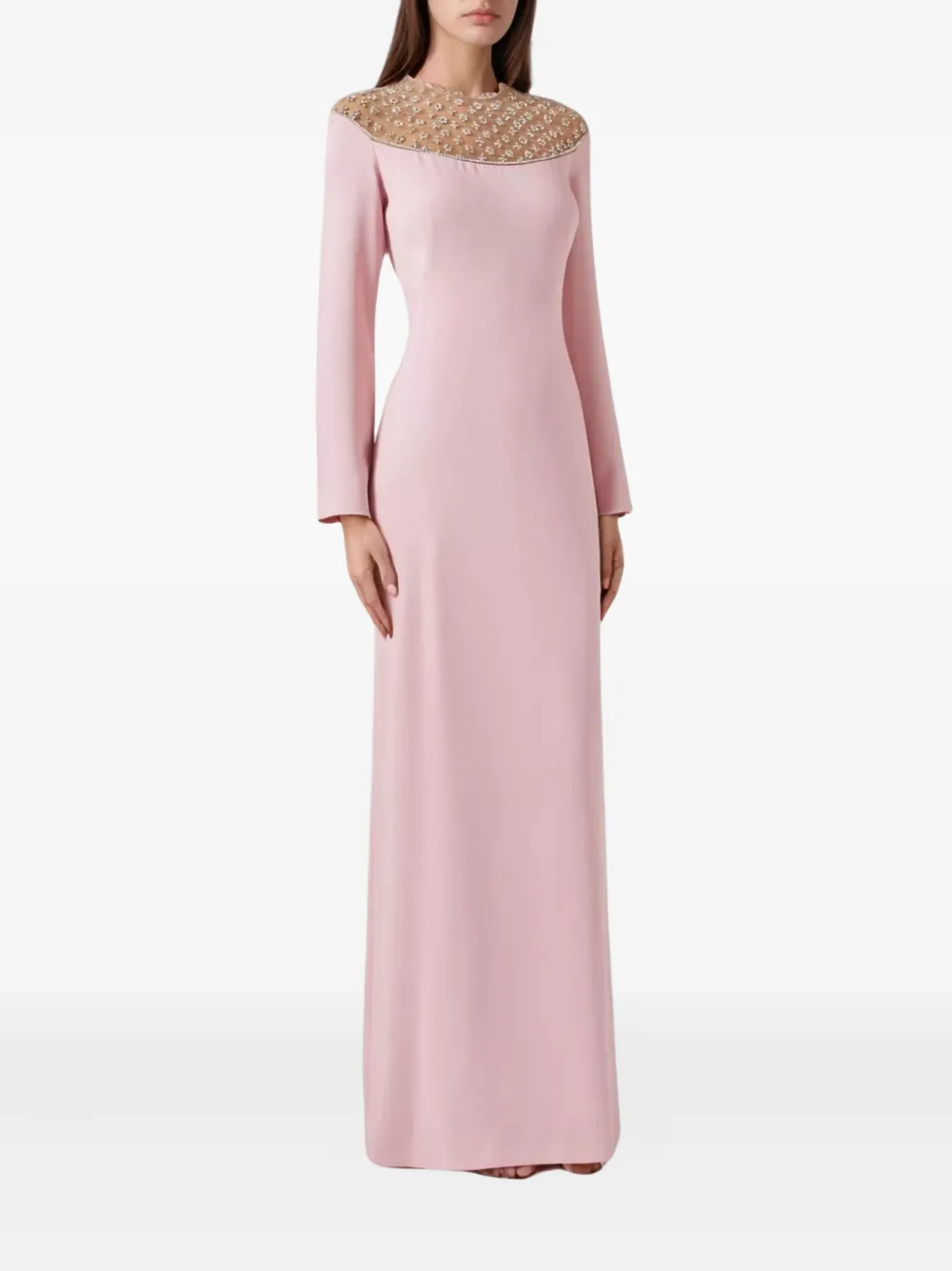 Costarellos Raisa dress - Roze