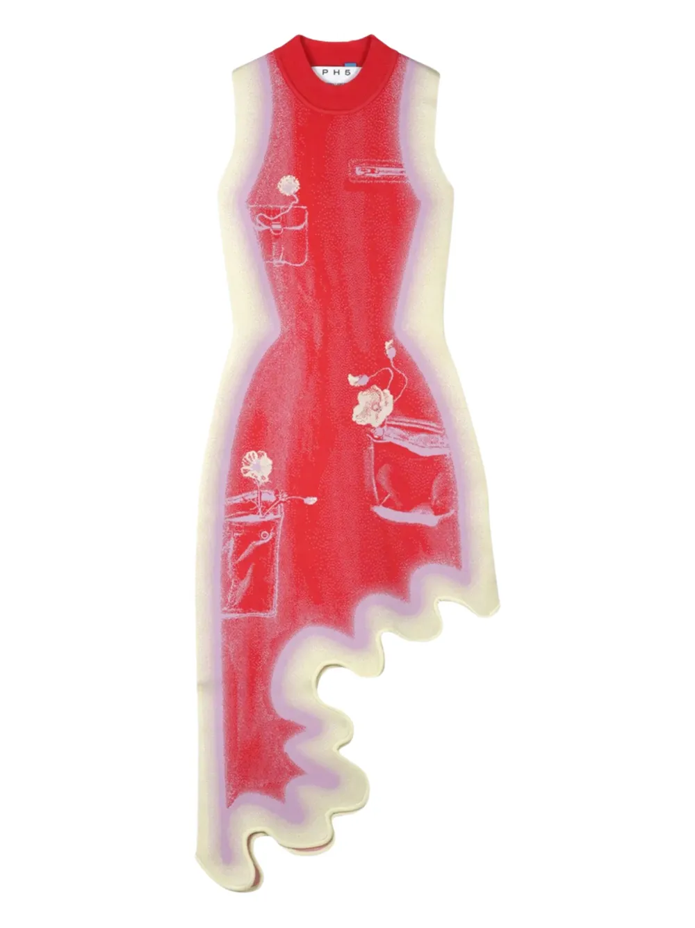 PH5 Mia ミニドレス - レッド PH5 Mia ミニドレス - レッド