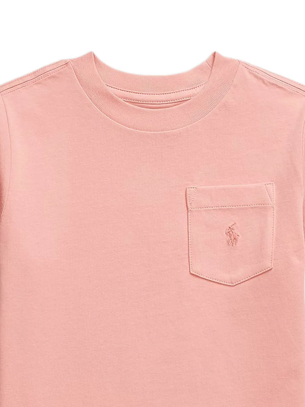 POLO RALPH LAUREN KIDS T-shirt met geborduurd logo Roze
