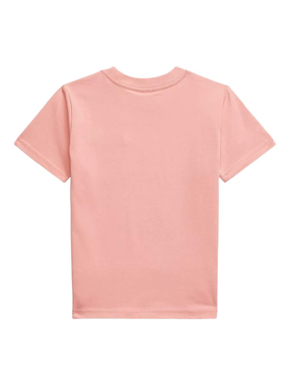 POLO RALPH LAUREN KIDS T-shirt met geborduurd logo Roze