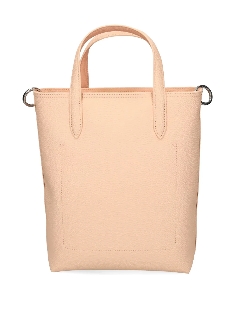 Lacoste Leren mini-shopper met textuur - Roze