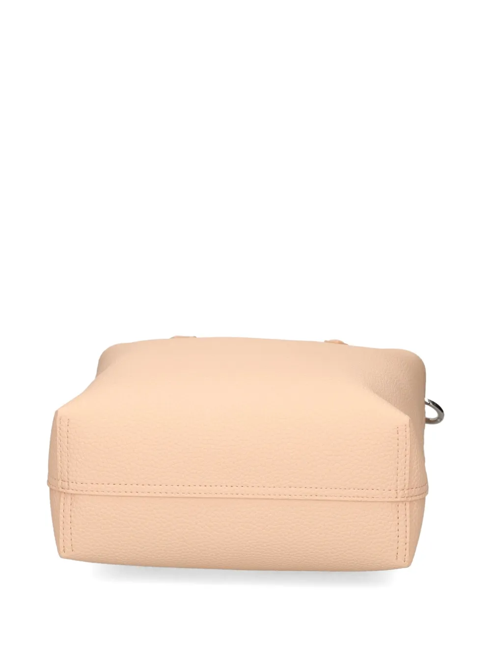 Lacoste Leren mini-shopper met textuur Roze
