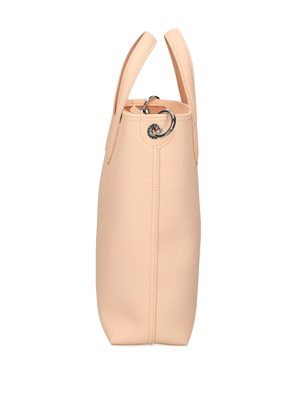 Lacoste Leren mini-shopper met textuur Roze