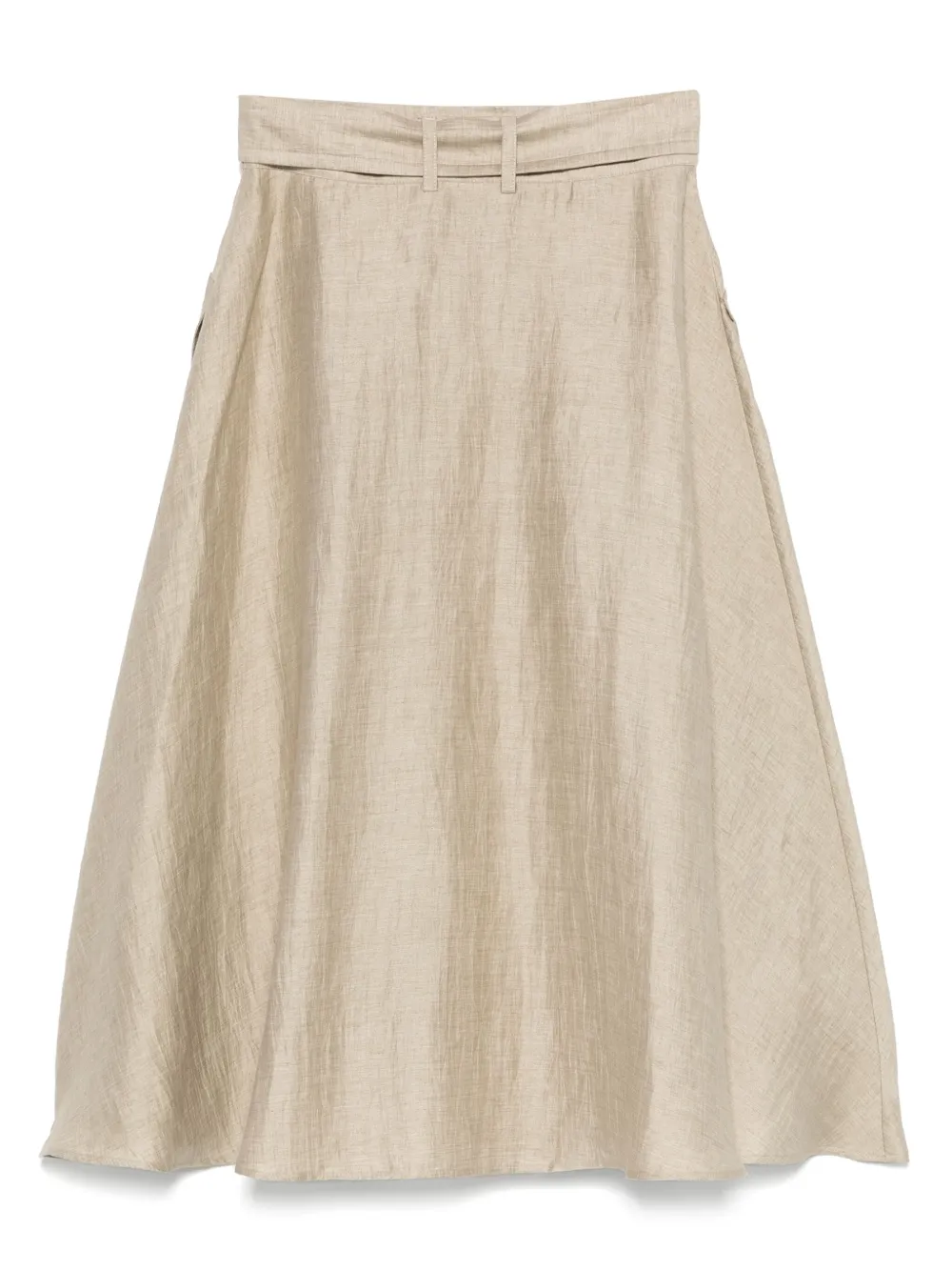 Fay Rok van linnenblend - Bruin