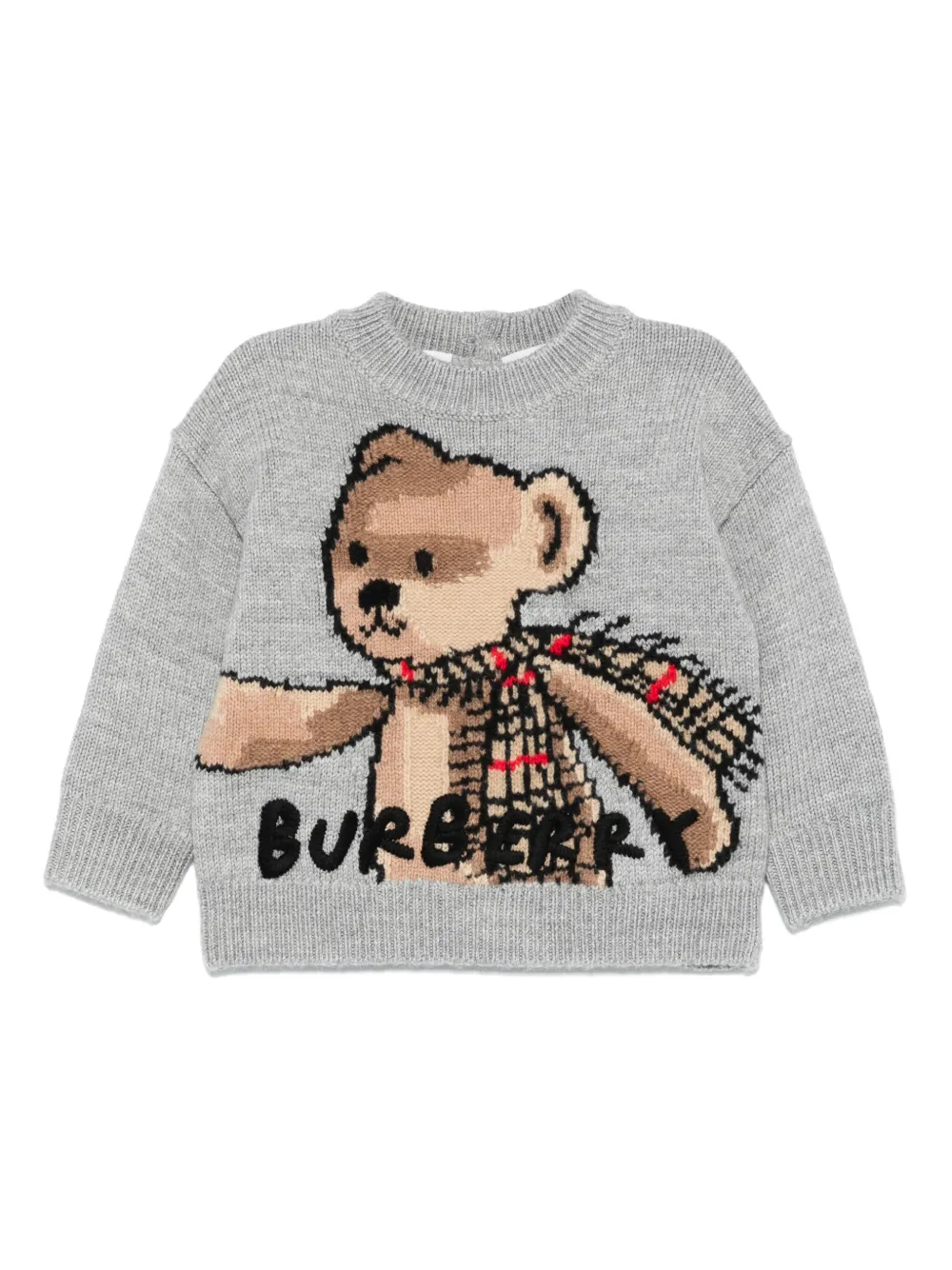 Burberry Kids Wollen trui Grijs