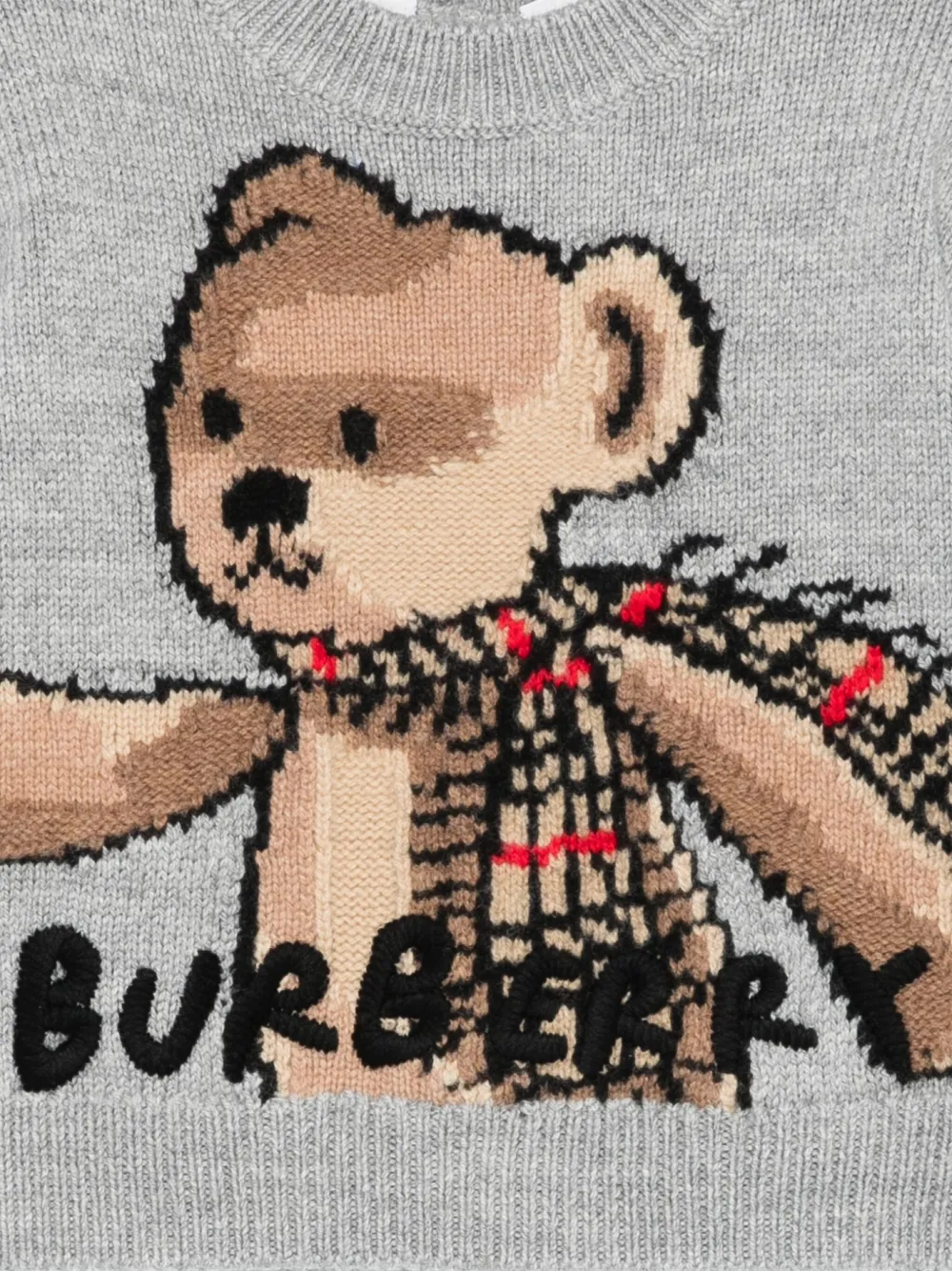Burberry Kids Wollen trui Grijs