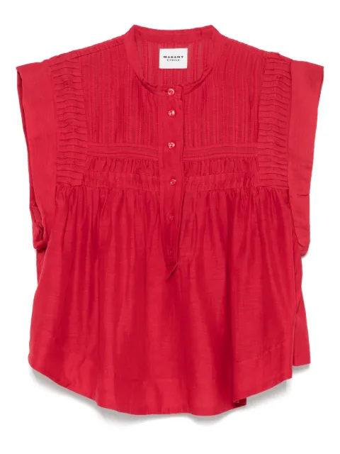 MARANT ÉTOILE blusa de mezcla de algodón orgánico