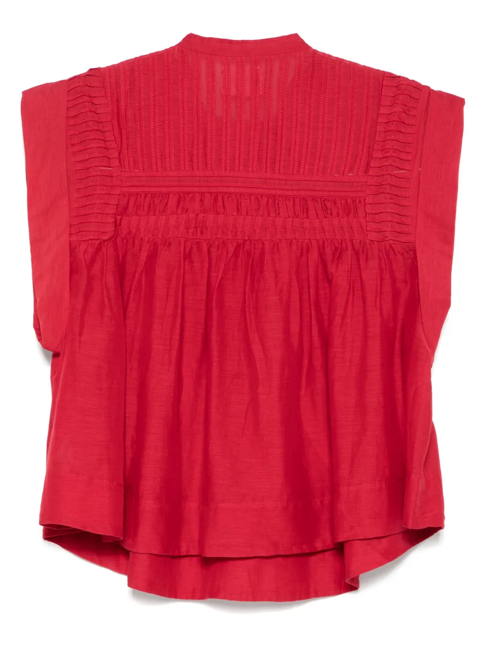 MARANT ÉTOILE organic cotton-blend blouse - Rood