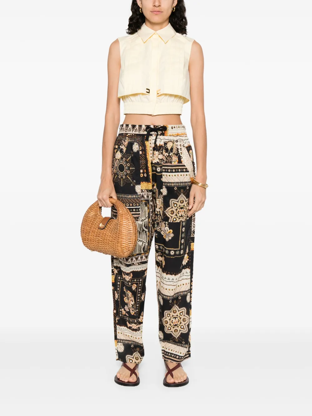 MARANT ÉTOILE Fedora trousers - Zwart