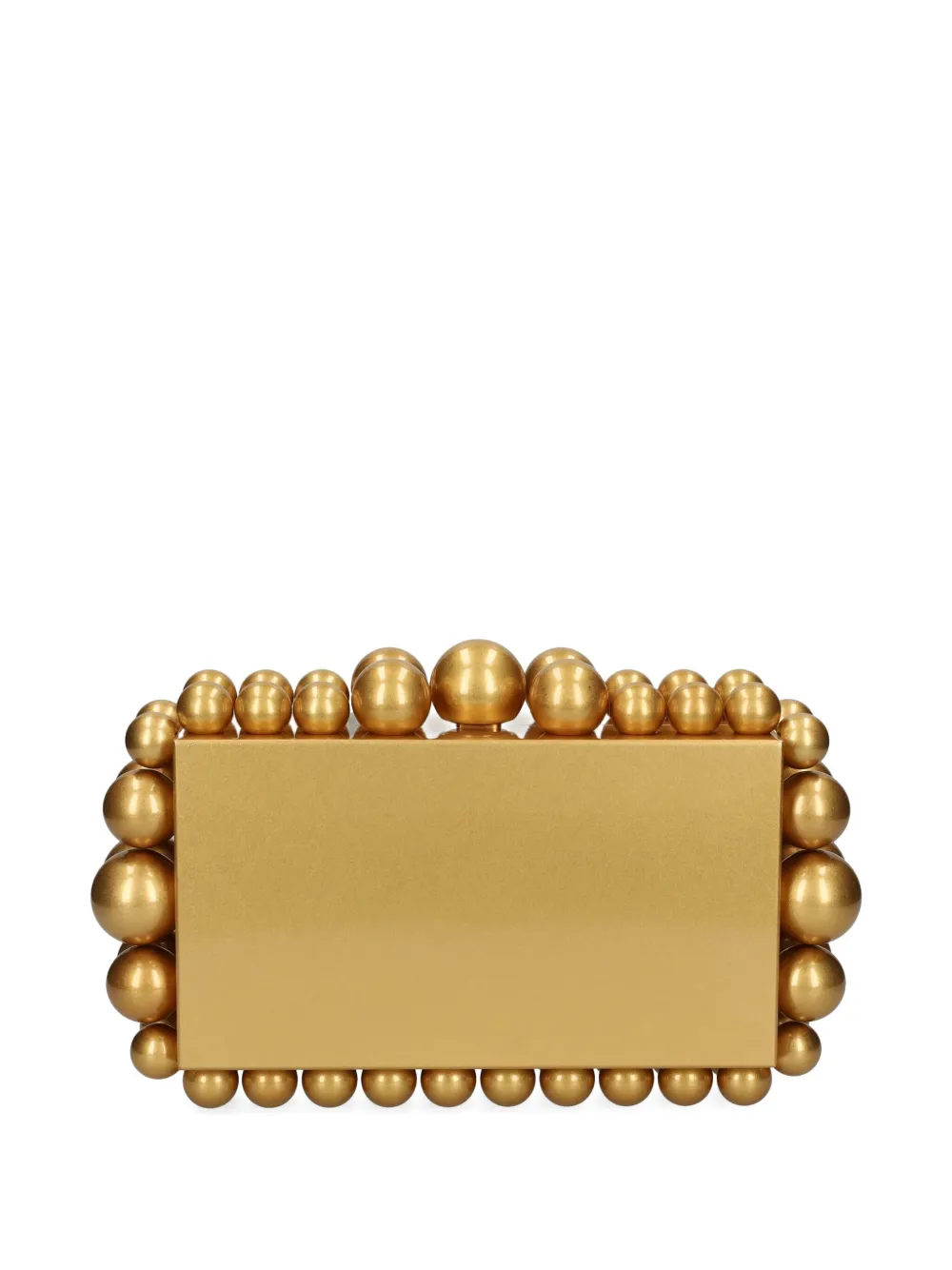 Cult Gaia bead-embellished clutch bag - Goud