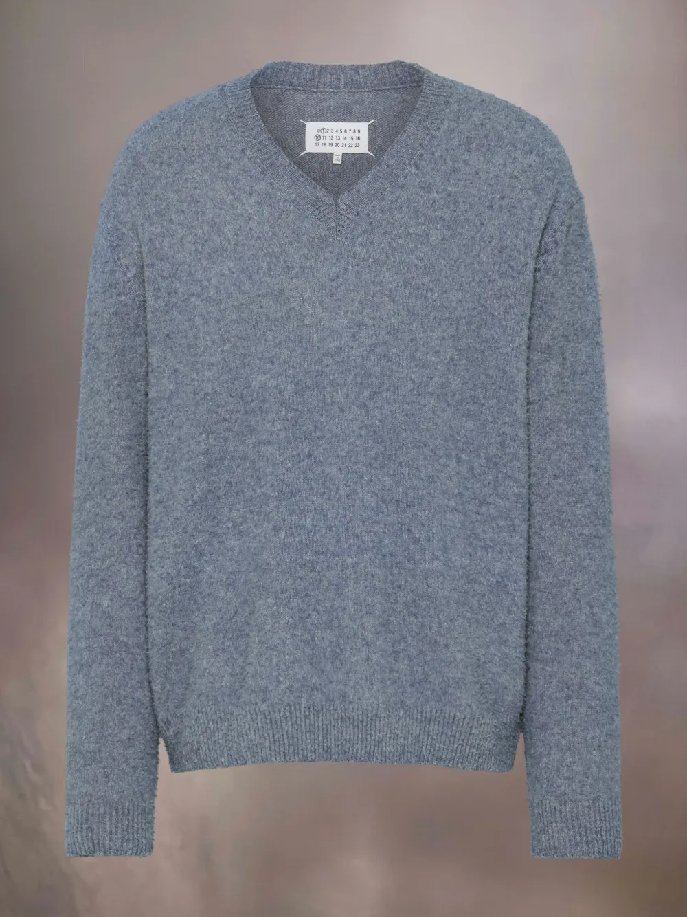 Maison Margiela V-neck sweater Blauw