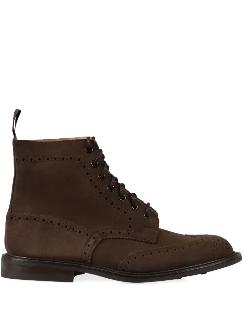 Tricker's Stow leather biker boots