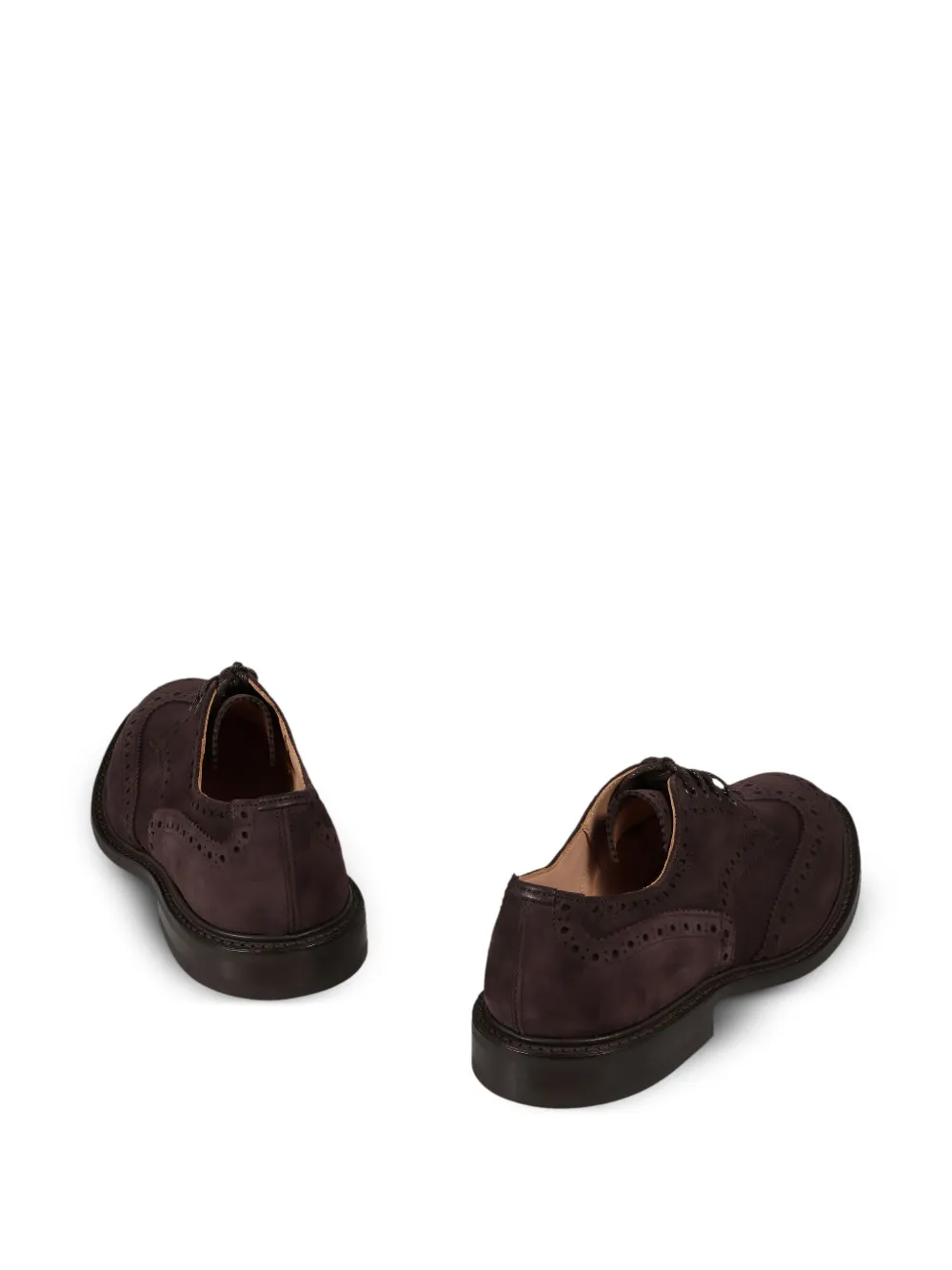 Tricker's Bourton suede brogues Brown