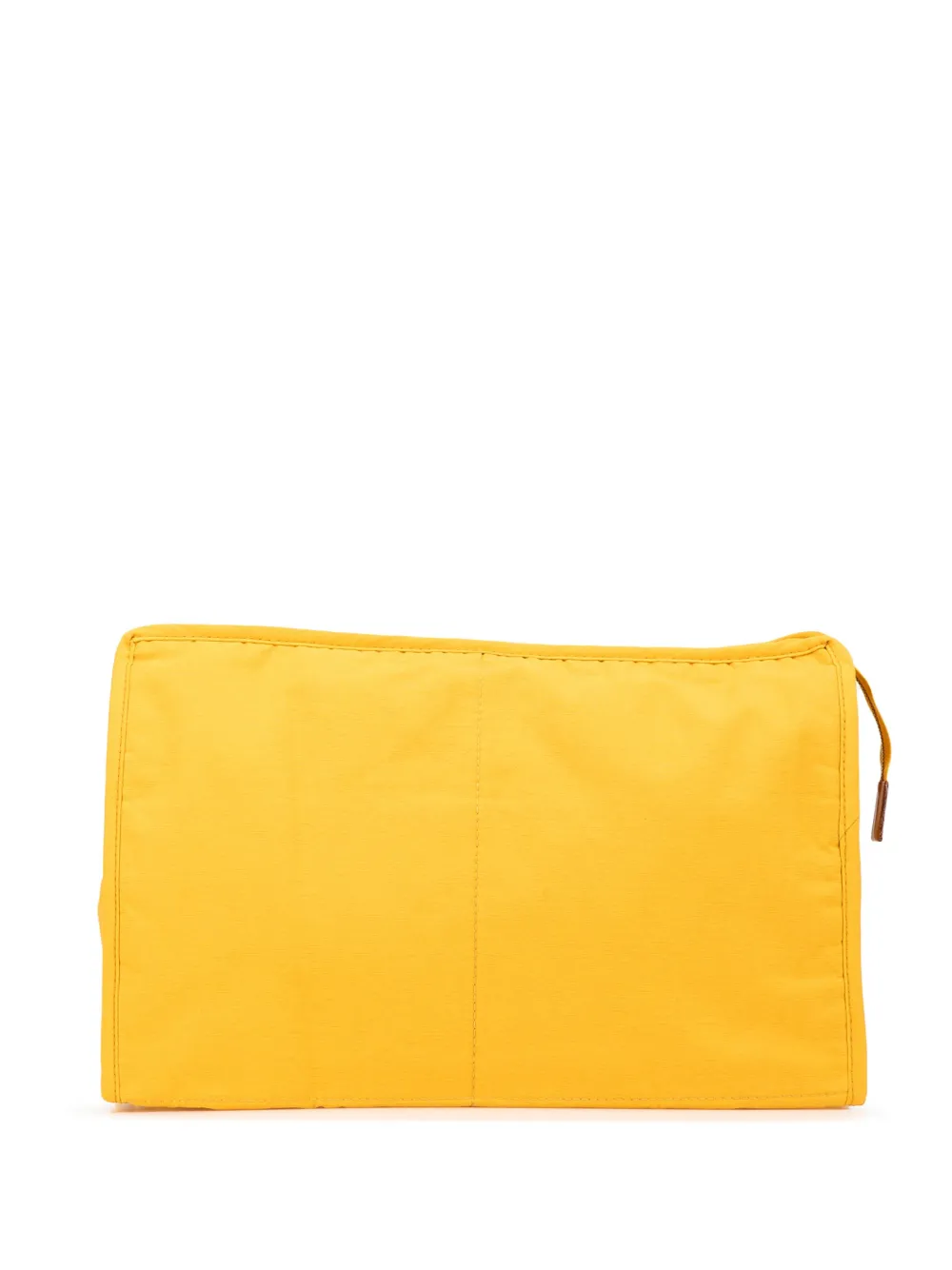Hermès Pre-Owned 20th Century Toile Zip pouch - イエロー Hermès Pre-Owned 20th Century Toile Zip pouch - イエロー
