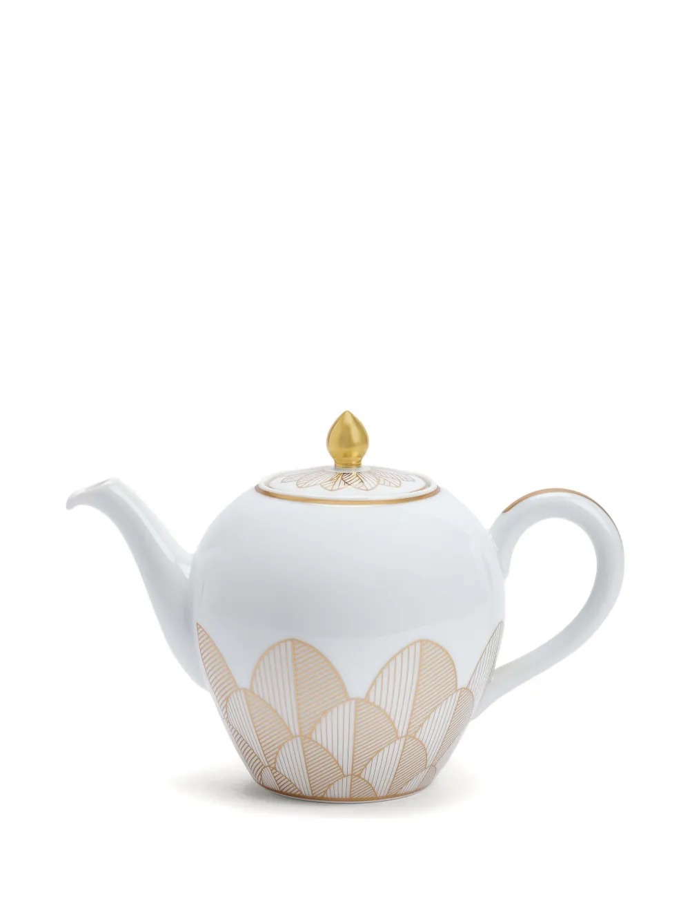 Christofle Malmaison Impériale tea pot (17.5cm x 15.5cm) | White | Image 1