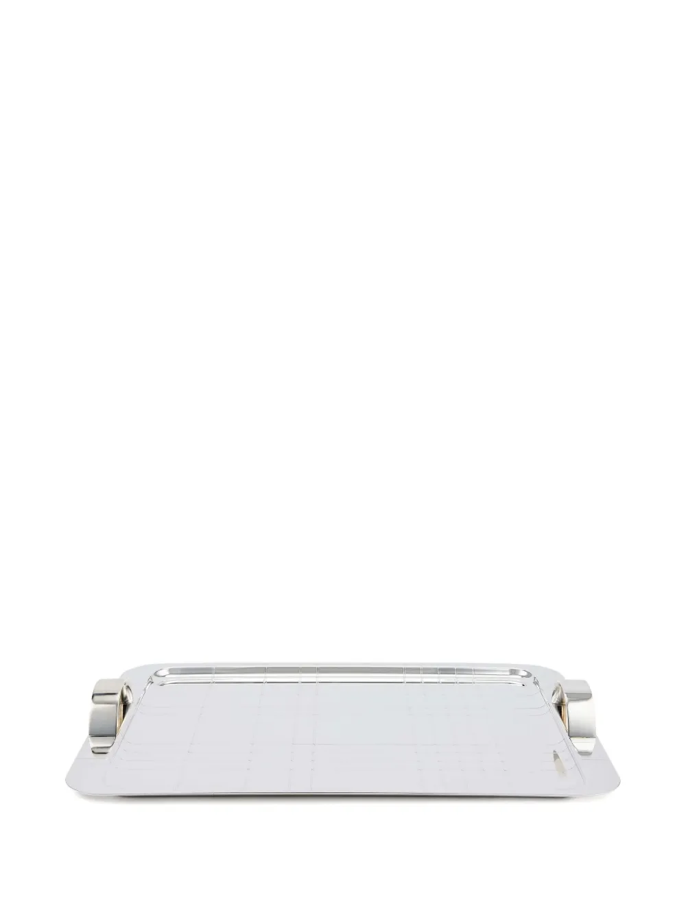 Christofle Graphik rectangular serving tray (45cm x 32cm) | Serveware | Image 2