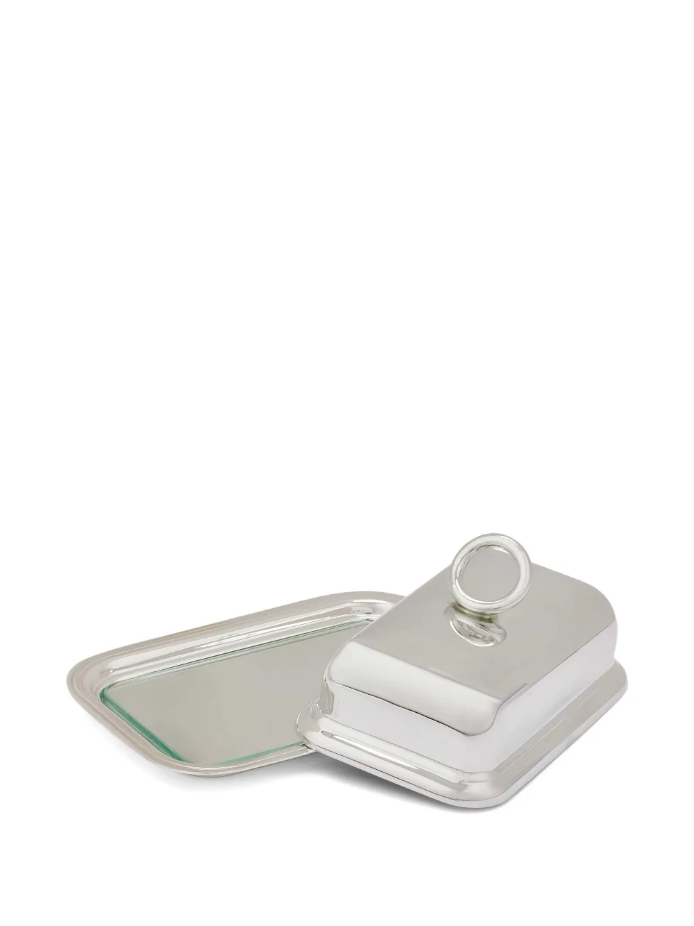 Christofle Vertigo loop-handle butter dish | Serveware | Image 2