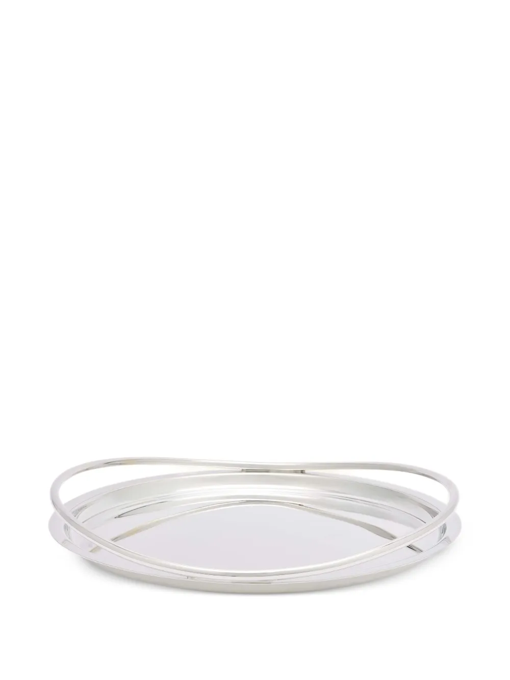 Christofle Vertigo round serving tray (39cm) | Silver | Image 1