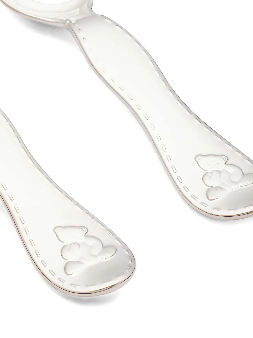 Christofle Charlie Bear stitched-detailing set (set of two) | Cutlery | Image 2