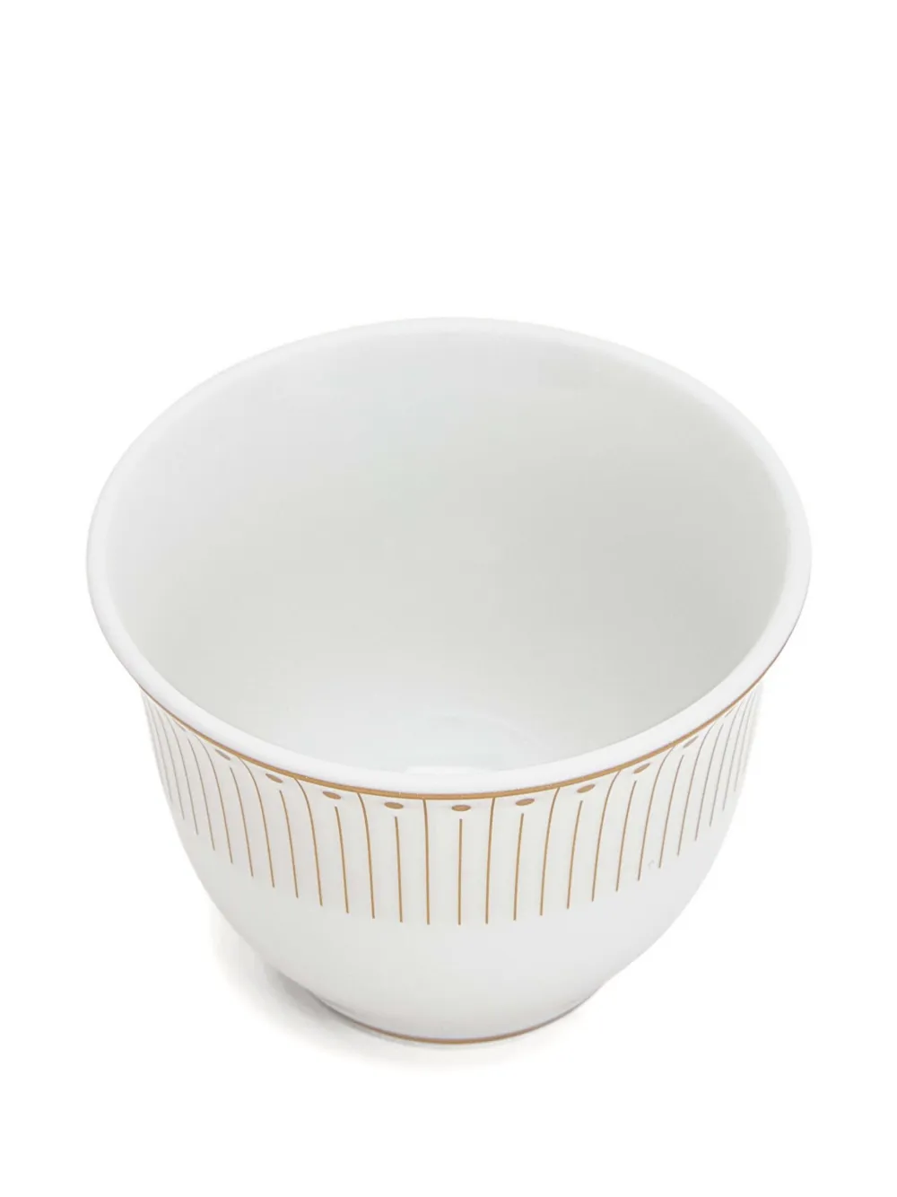 Christofle gold-line porcelain coffee cups set | Tableware | Image 2
