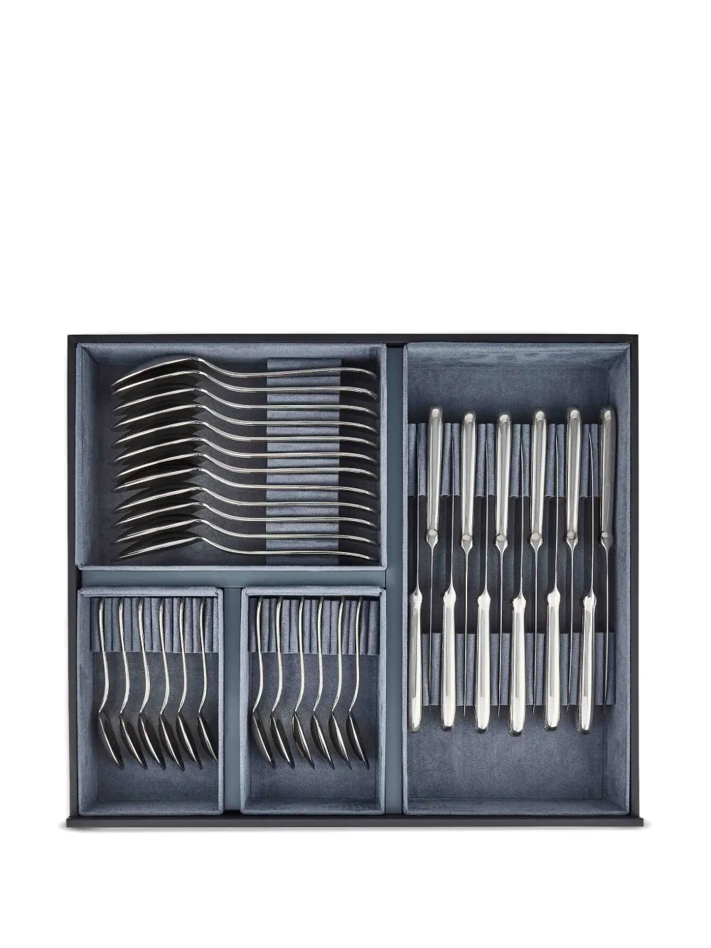 Christofle Perles beaded 75-piece flatware set (twelve-person setting) | Cutlery | Image 2