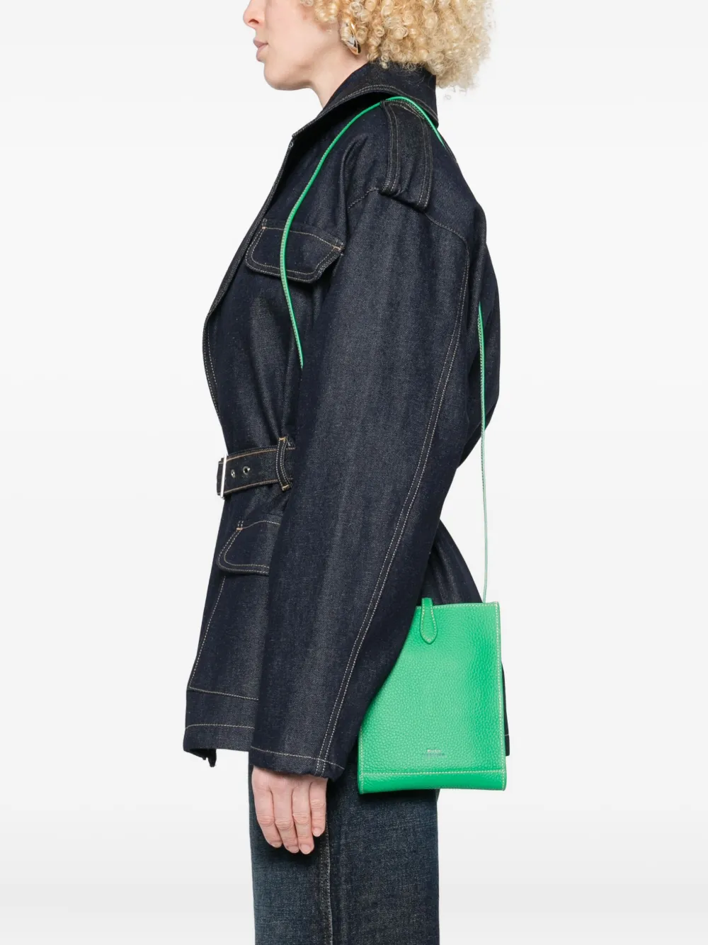 Polo Ralph Lauren Polo Play leren shopper - Groen