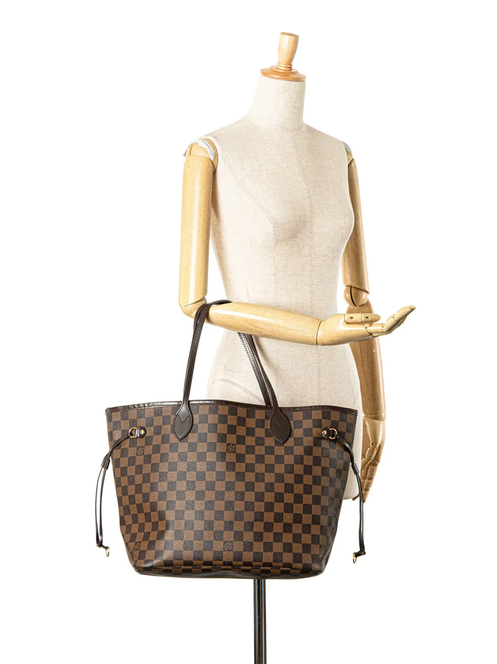Louis Vuitton Pre-Owned 2005 Damier Ebene Neverfull MM tote bag | Pre-Owned | Image 2