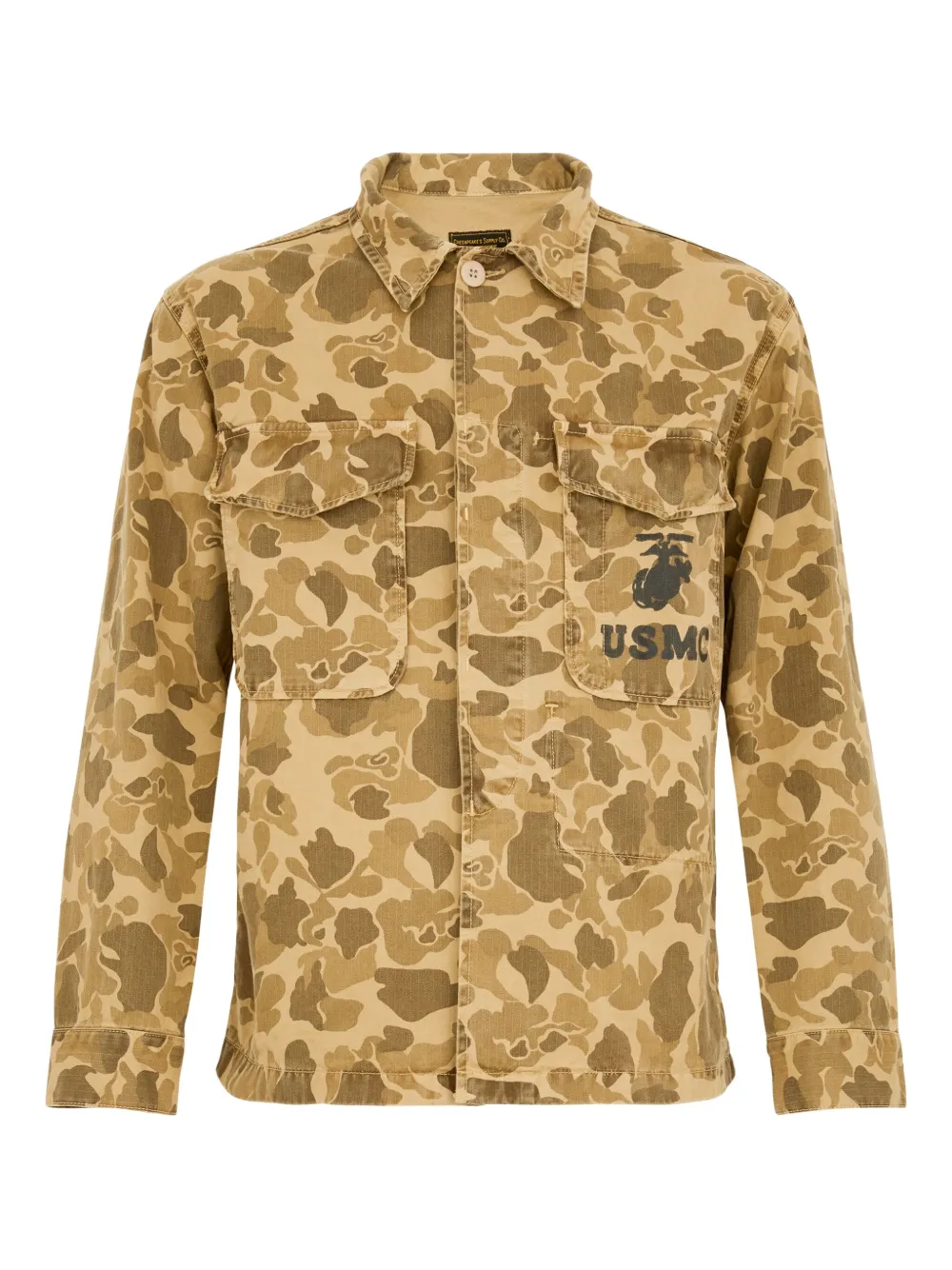 CHESAPEAKES camo-print jacket | Brown | Image 1