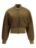 Saint Laurent zip-up bomber jacket - Green