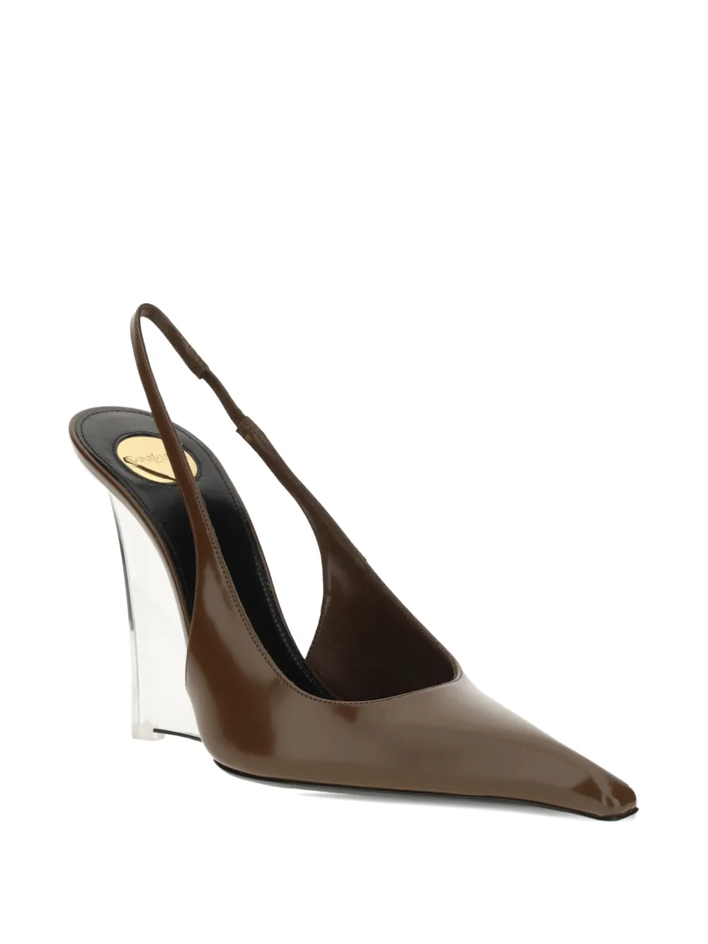 Saint Laurent 80mm Miller pumps - Bruin