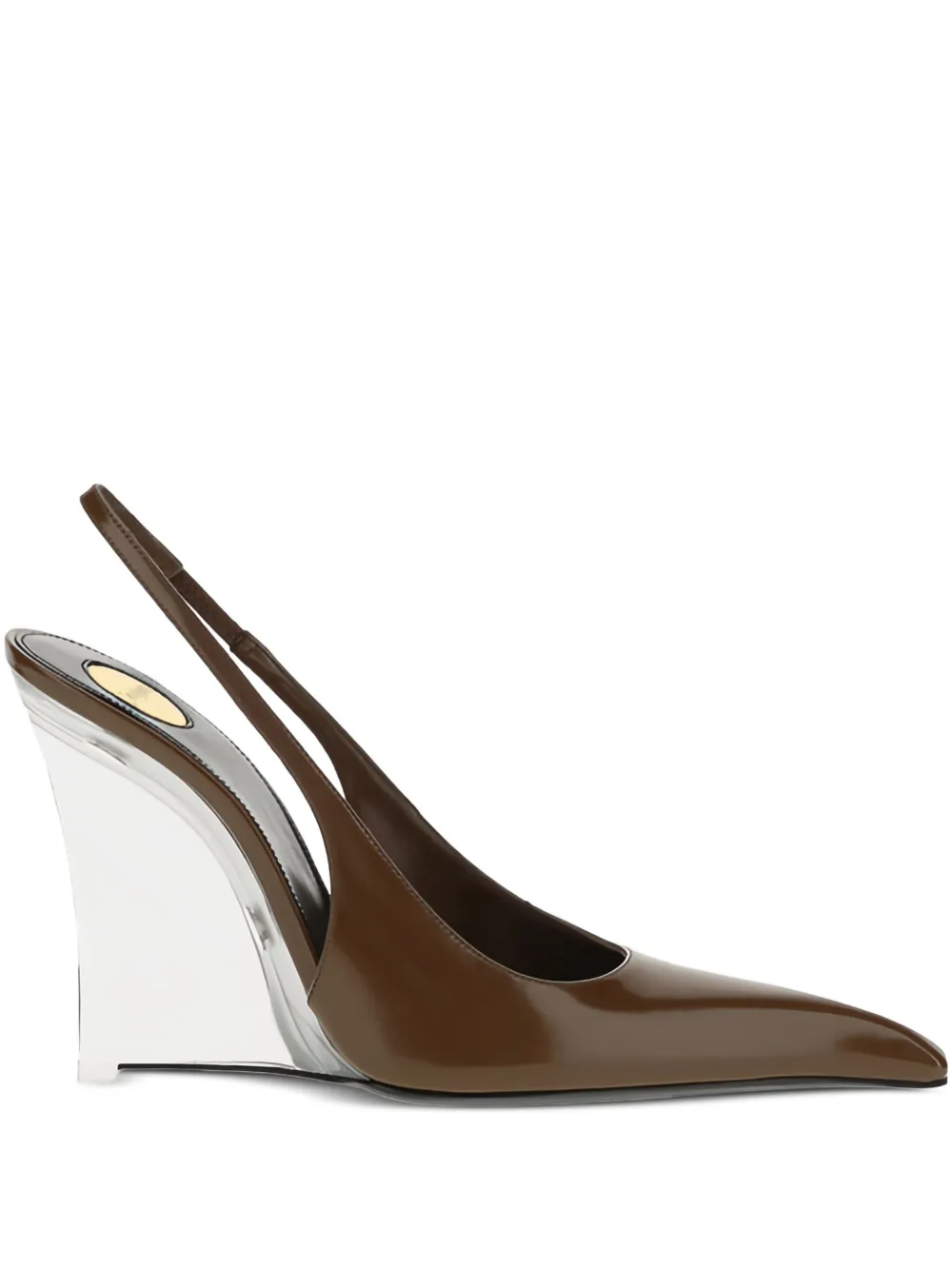 Saint Laurent 80mm Miller pumps Brown