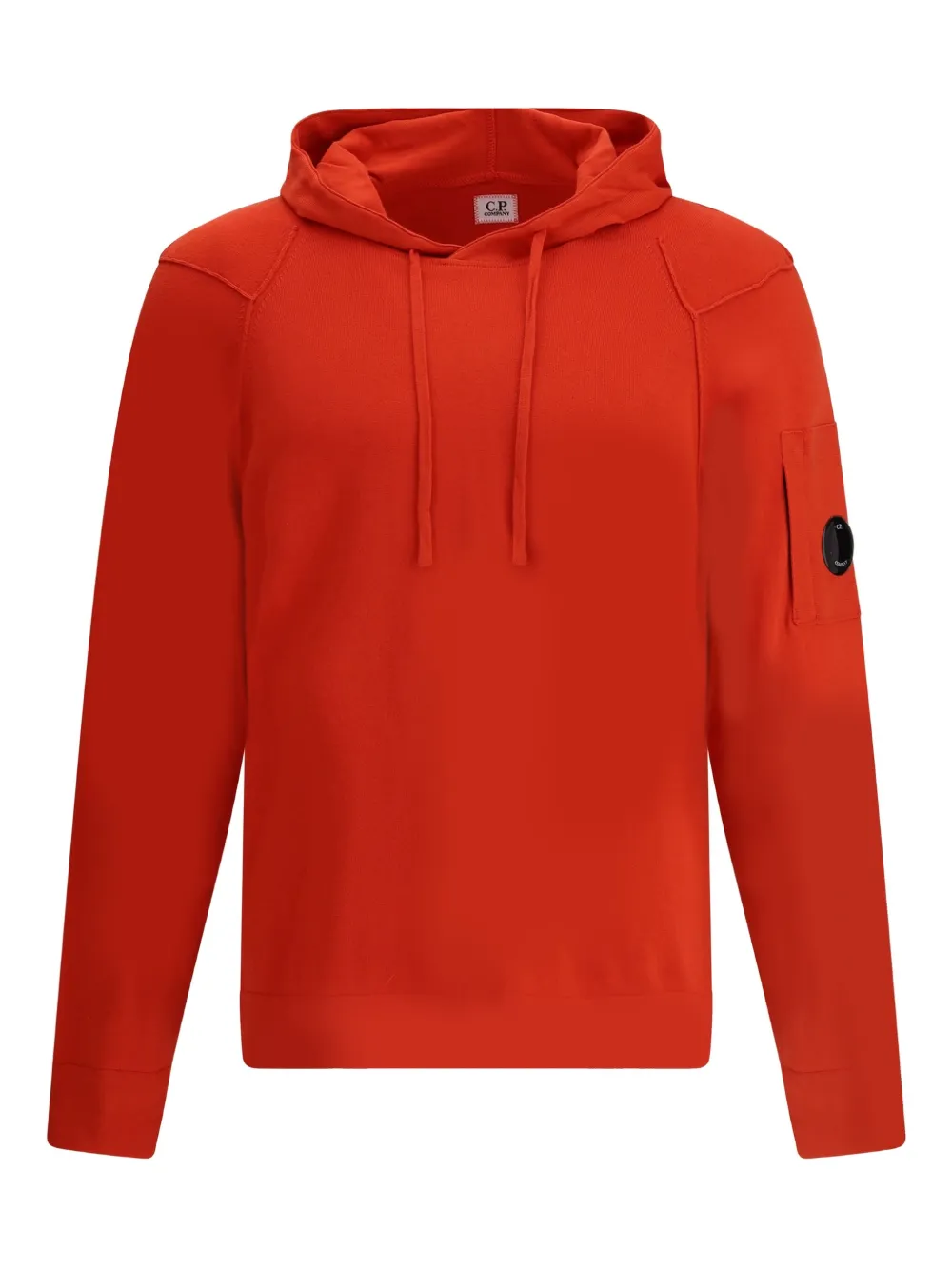 C.P. Company drawstring-hood Lens-detail hoodie - レッド C.P. Company drawstring-hood Lens-detail hoodie - レッド