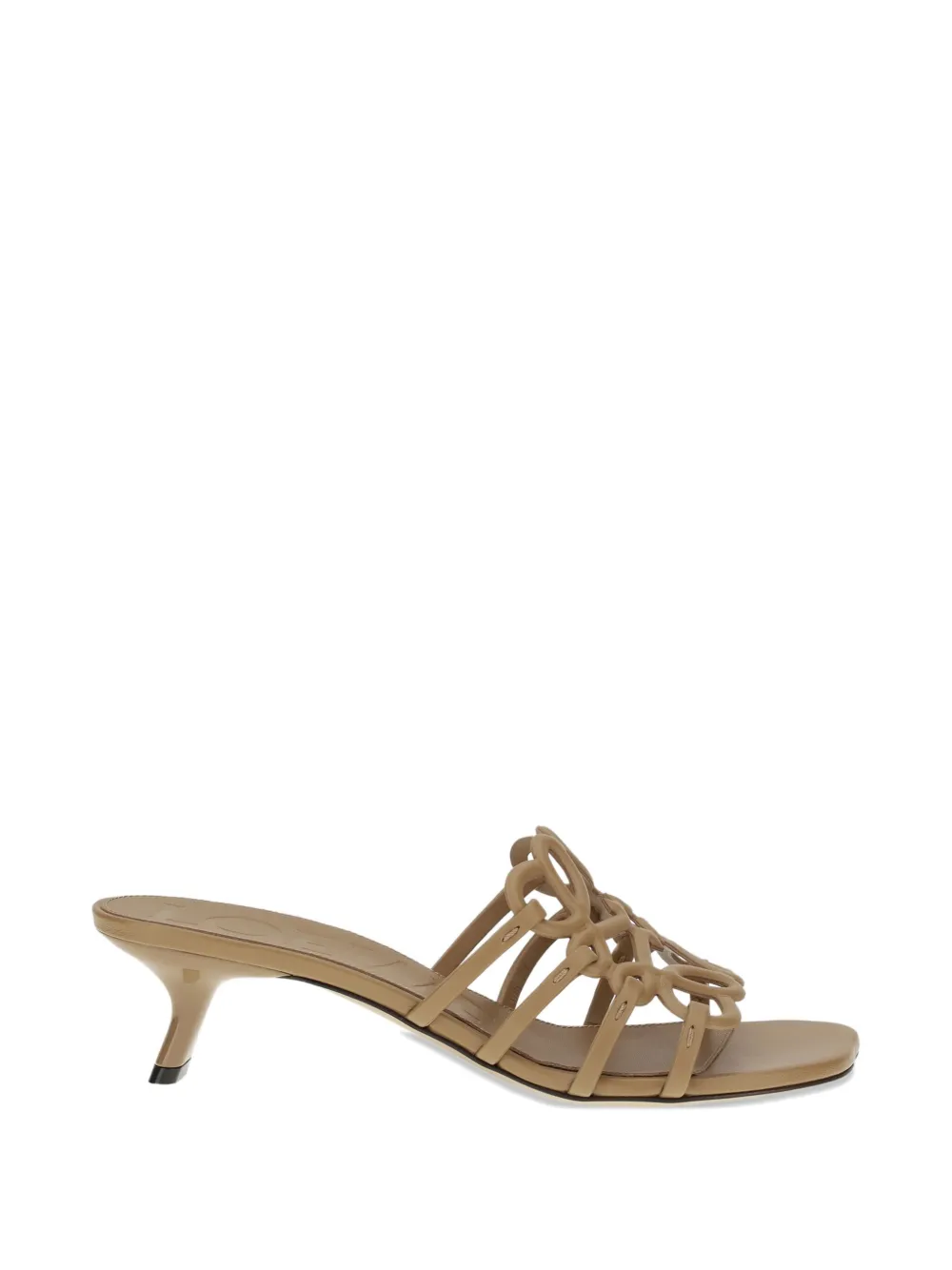 LOEWE 45mm Anagram Petal sandals - Bruin