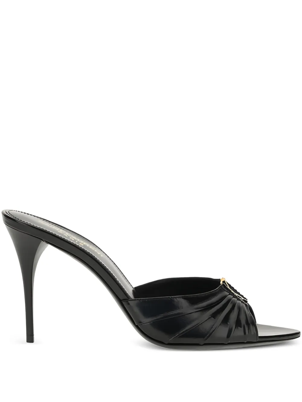 Saint Laurent 90mm Babylone mules | Black | Image 1