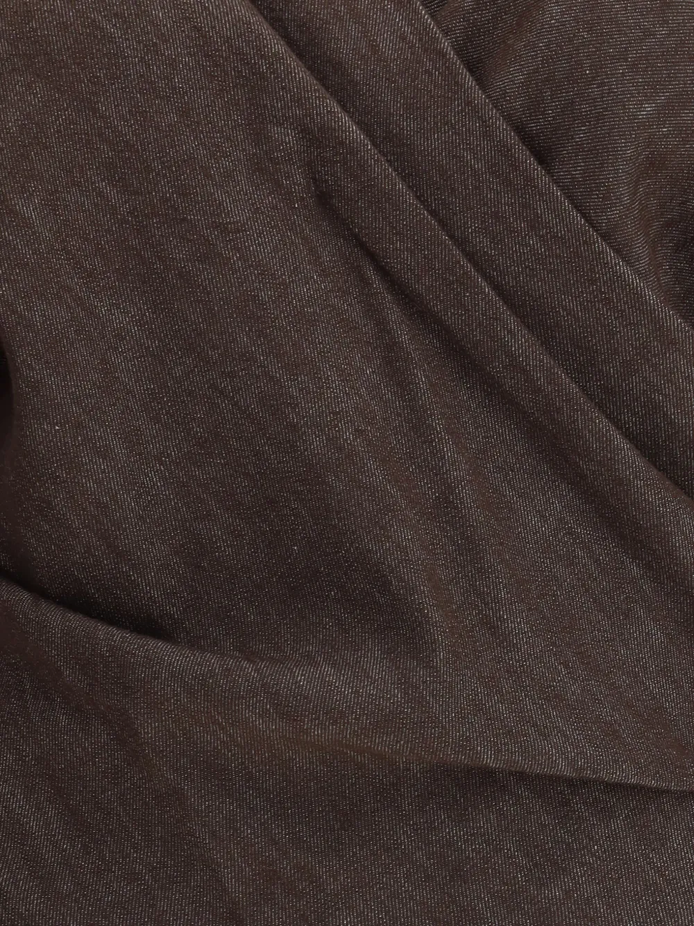 Brunello Cucinelli wrap-effect short-sleeve top - Bruin