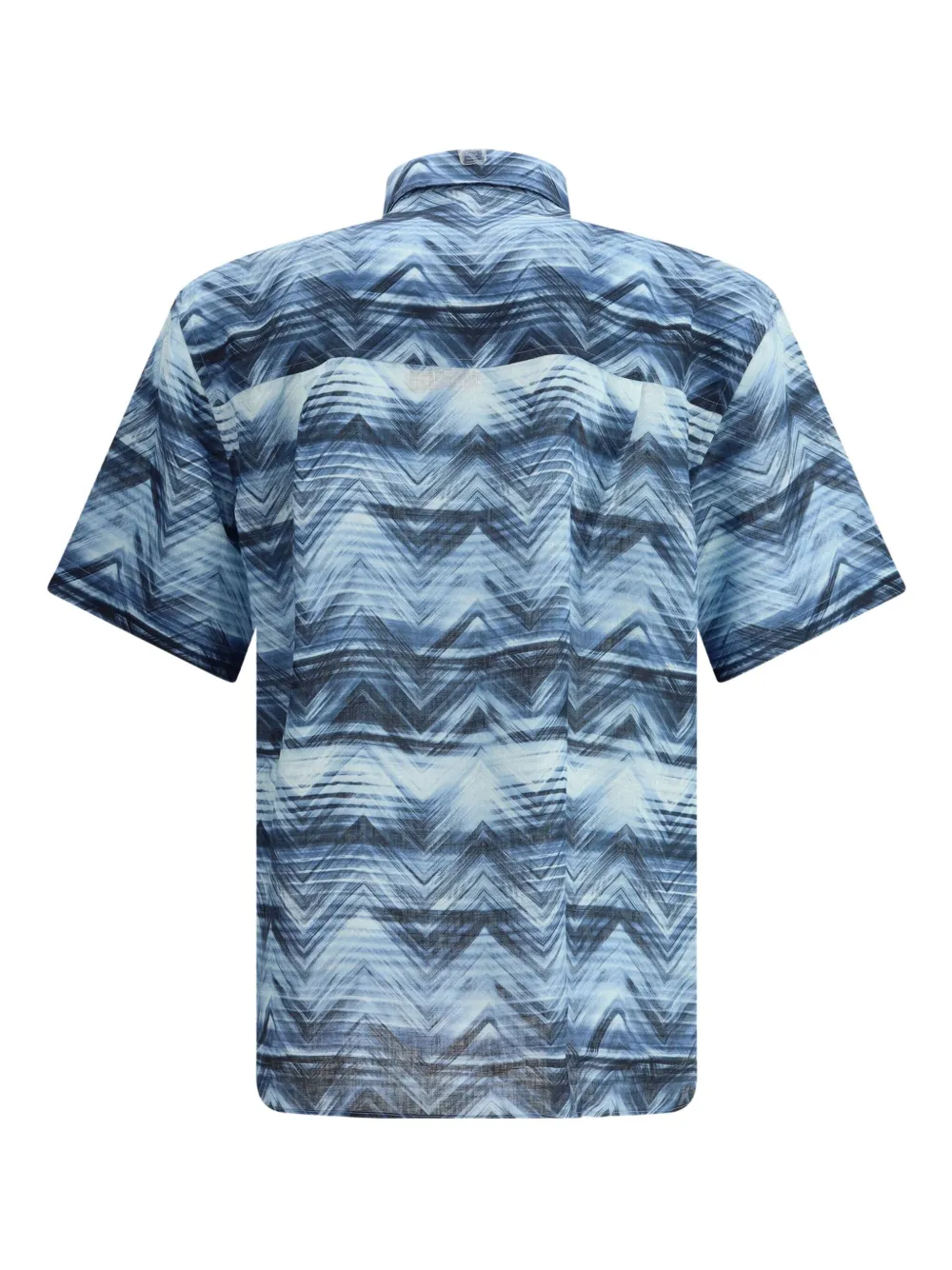 Missoni zigzag-print shirt - Blauw
